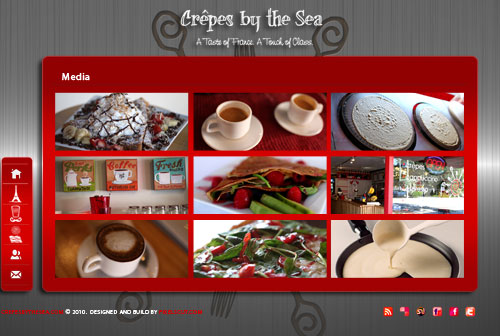 Crepes by the Sea Website