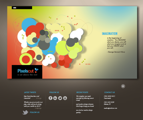 Pixelscut Website 2012