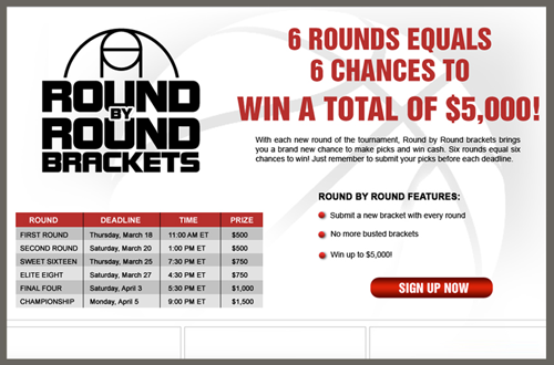 Round by Round Landing Page