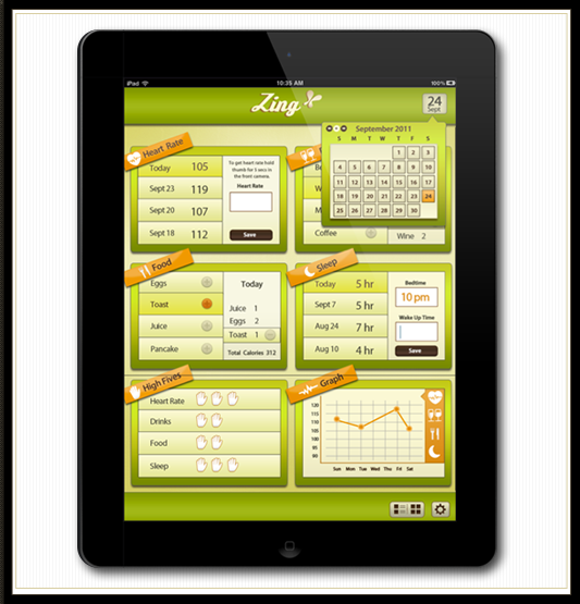 Zing App UI Design